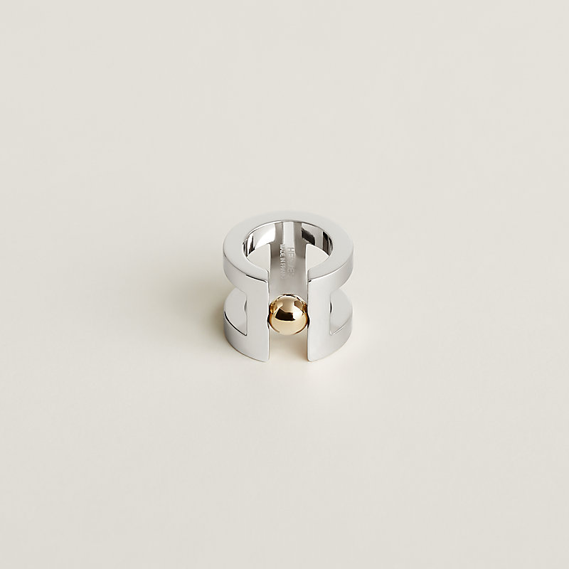 Mini H Perle Twilly ring | Hermès USA